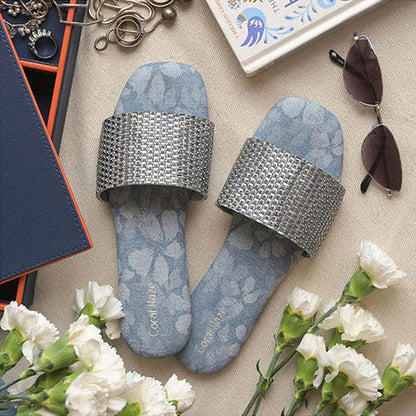 Coral Haze Paula Grey Flats