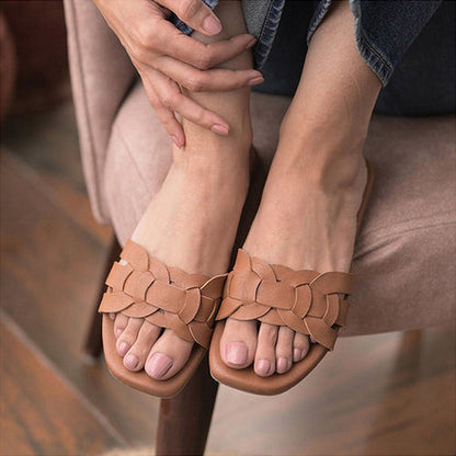 Coral Haze Riva Tan Flats