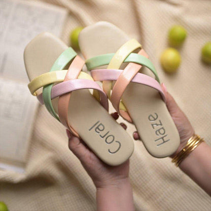 Coral Haze Sapphire Multi-Color Flats