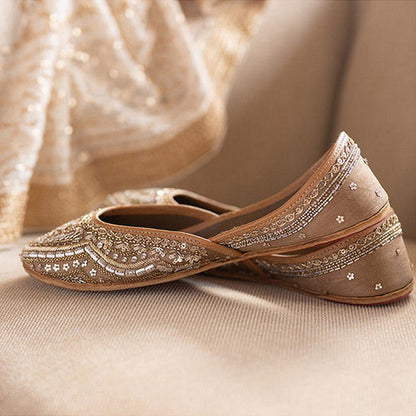 Coral Haze Suroor Taupe Juttis