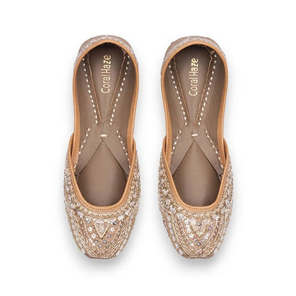 Coral Haze Suroor Taupe Juttis