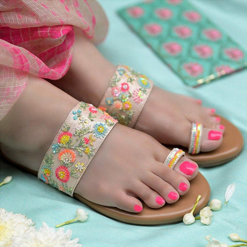 Coral Haze Freya Women Brown Kolhapuris