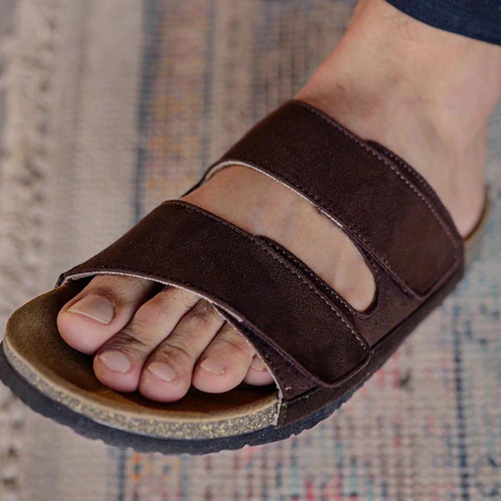 Coral Haze Gabriel Brown Sandals