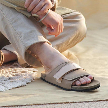 Coral Haze Ruben Taupe Sliders
