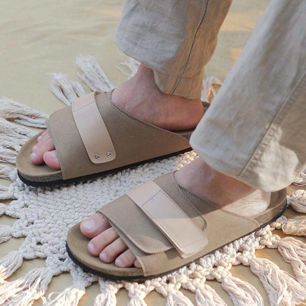 Coral Haze Ruben Taupe Sliders