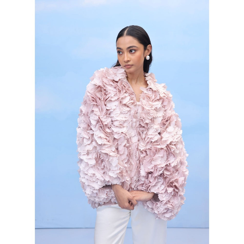 Couche Silk Stitch Sitch Pink Shirt