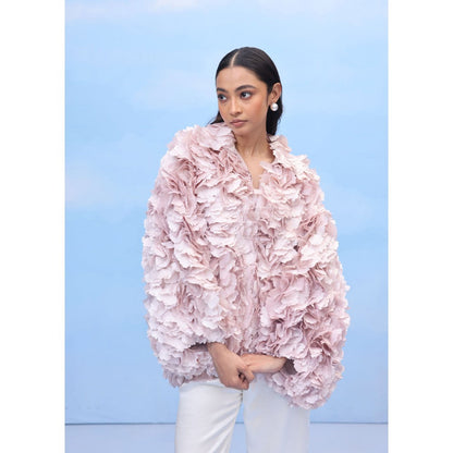 Couche Silk Stitch Sitch Pink Shirt