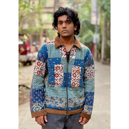 Culture Kraft Unsex Awara Reversible Multi-Color Pure Cotton Shacket