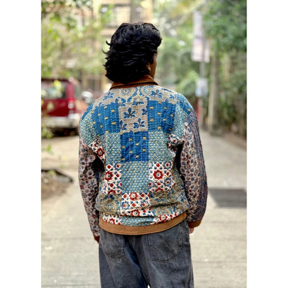 Culture Kraft Unsex Awara Reversible Multi-Color Pure Cotton Shacket