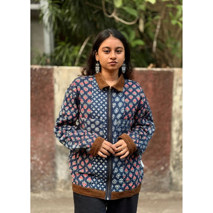 Culture Kraft Unsex Awara Reversible Multi-Color Pure Cotton Shacket