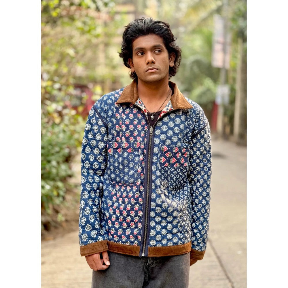 Culture Kraft Unsex Awara Reversible Multi-Color Pure Cotton Shacket