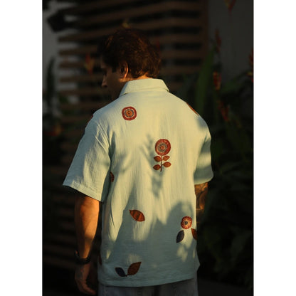 Culture Kraft Baag Unisex Pure Cotton Applique Shirt