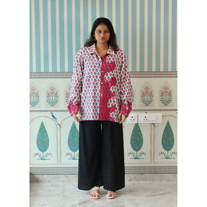Culture Kraft Gulshan Unisex White Khadi Shirt