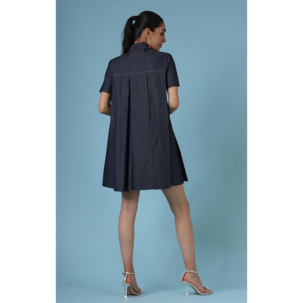 DARLYTTE Women Collared Dorothy Dress