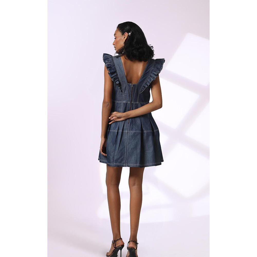 DARLYTTE Women Denim Esmee Dress