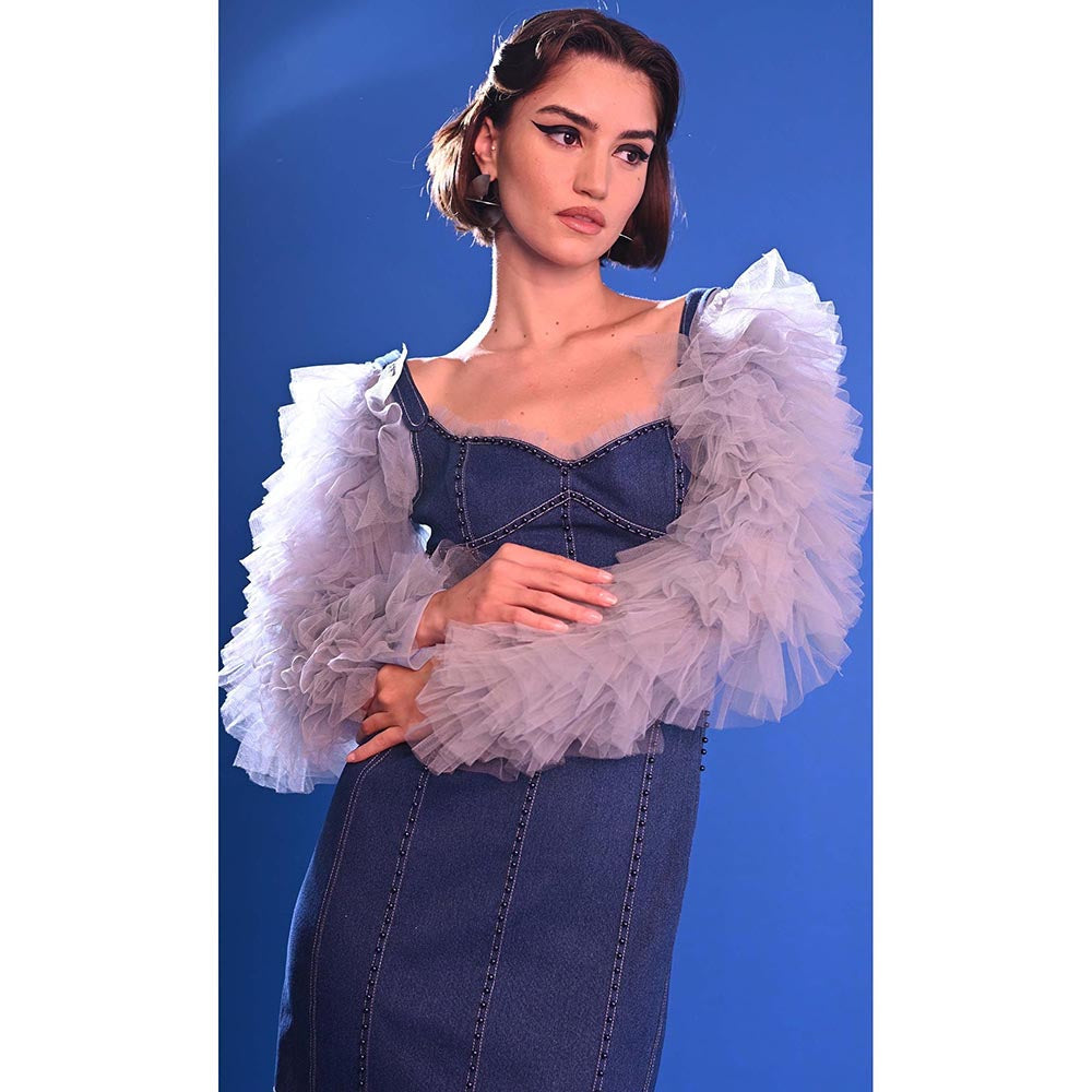 DARLYTTE Women Denim Elara Dress