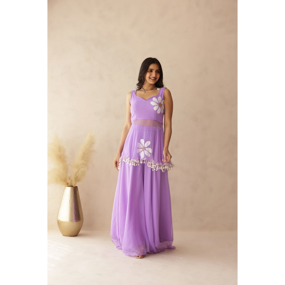 DEASHA INDIA Daksha Lavender Co-Ord (Set of 2)