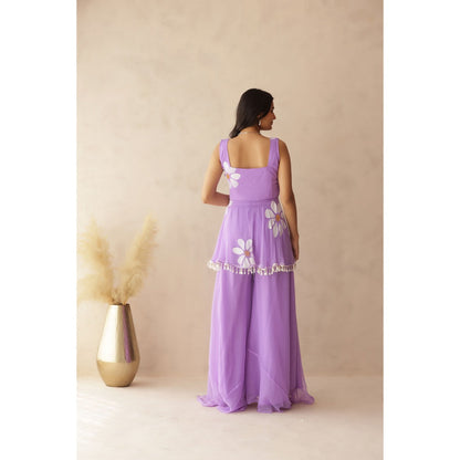DEASHA INDIA Daksha Lavender Co-Ord (Set of 2)