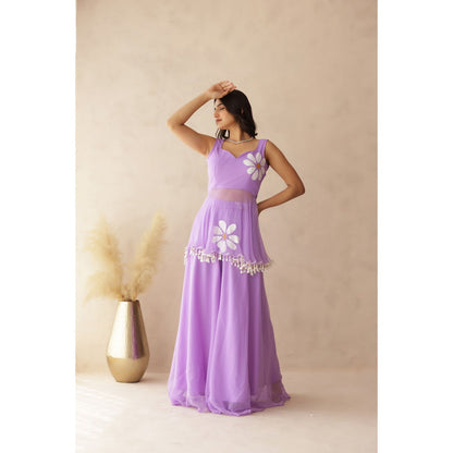 DEASHA INDIA Daksha Lavender Co-Ord (Set of 2)