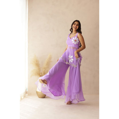 DEASHA INDIA Daksha Lavender Co-Ord (Set of 2)