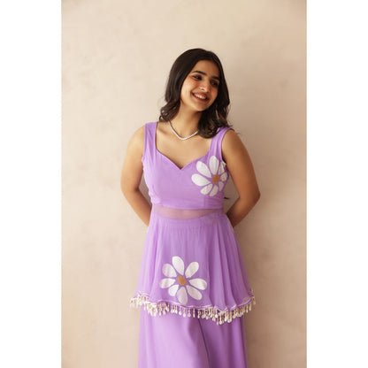 DEASHA INDIA Daksha Lavender Co-Ord (Set of 2)