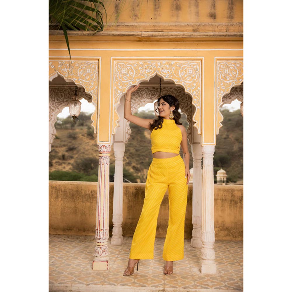 DEASHA INDIA Arika Yellow Co-Ords