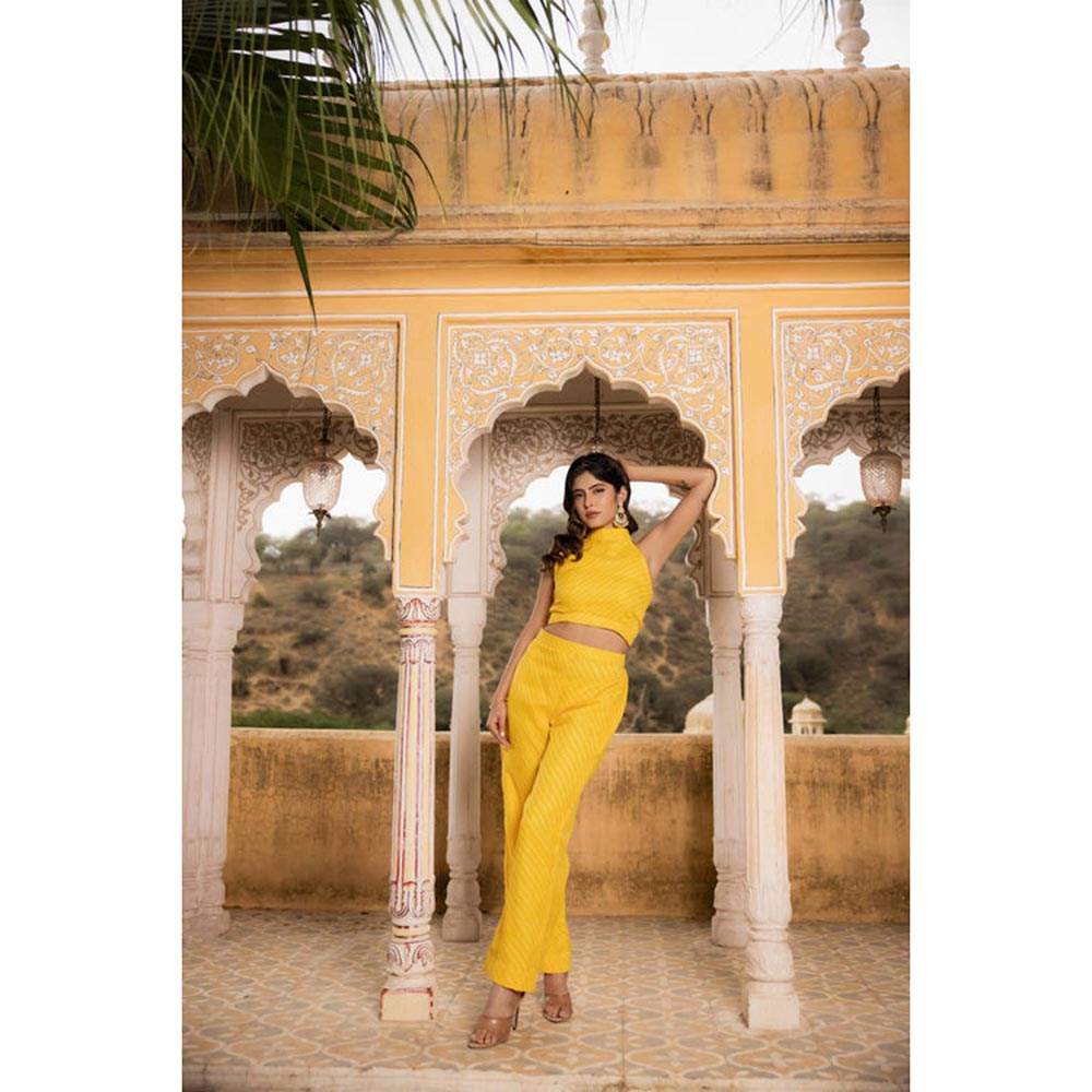 DEASHA INDIA Arika Yellow Co-Ords