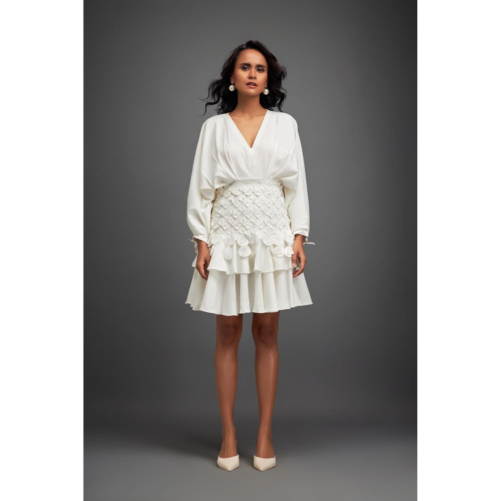 Deepika Arora White Mini Dress