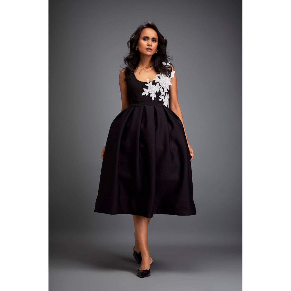 Deepika Arora Womens Black Dress