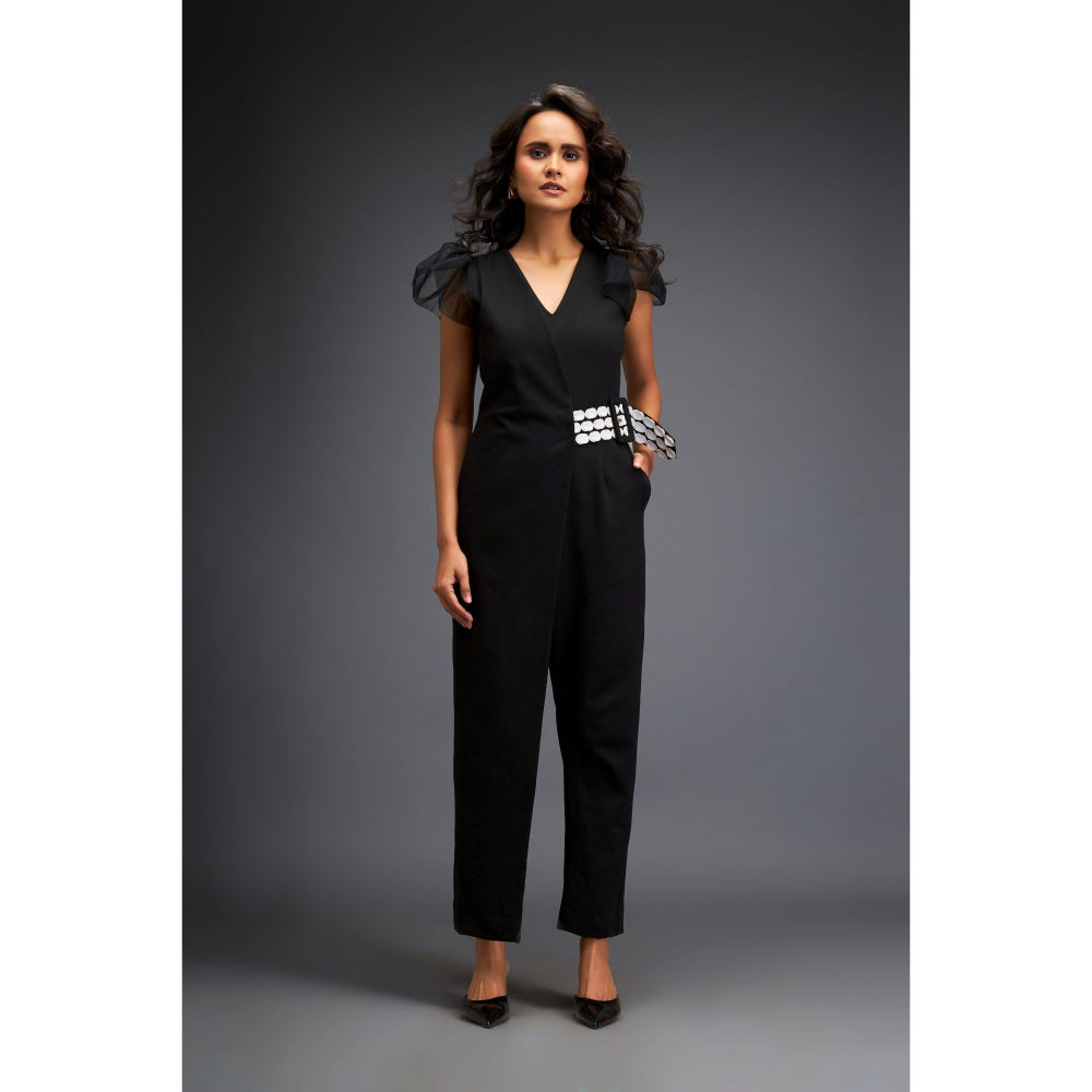 Deepika Arora Woemns Black Jumpsuit