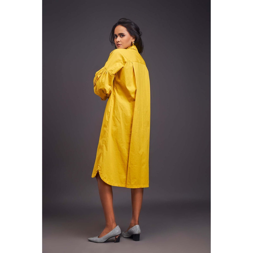 Deepika Arora Embroidered Yellow Dress