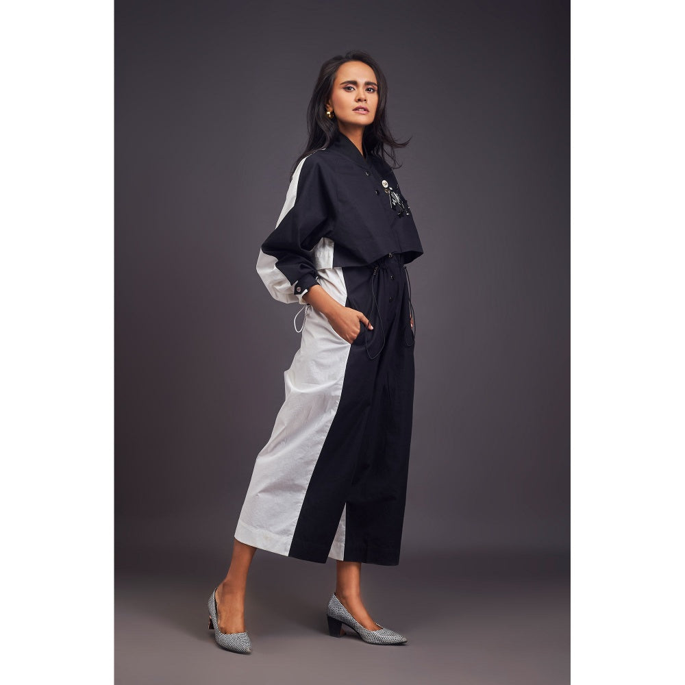 Deepika Arora Colo Block Black Jumpsuit