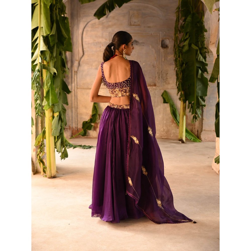 DEEPTHEE Aubergine Skirt (Set of 3)