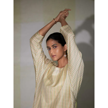 DEEPTHEE Multi Colour Raglane Sleeve Kurta with Pant (Set of 2)