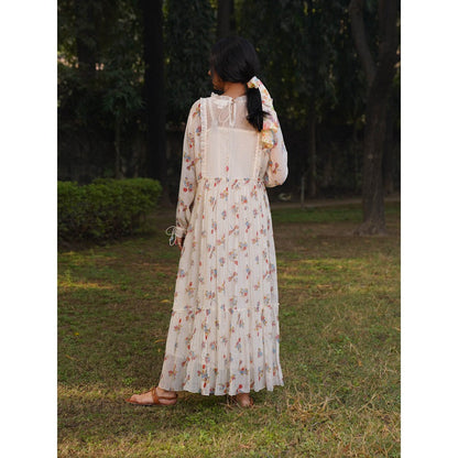 Dhaari by Deepika Handwoven Cotton Silk Maxi Dress