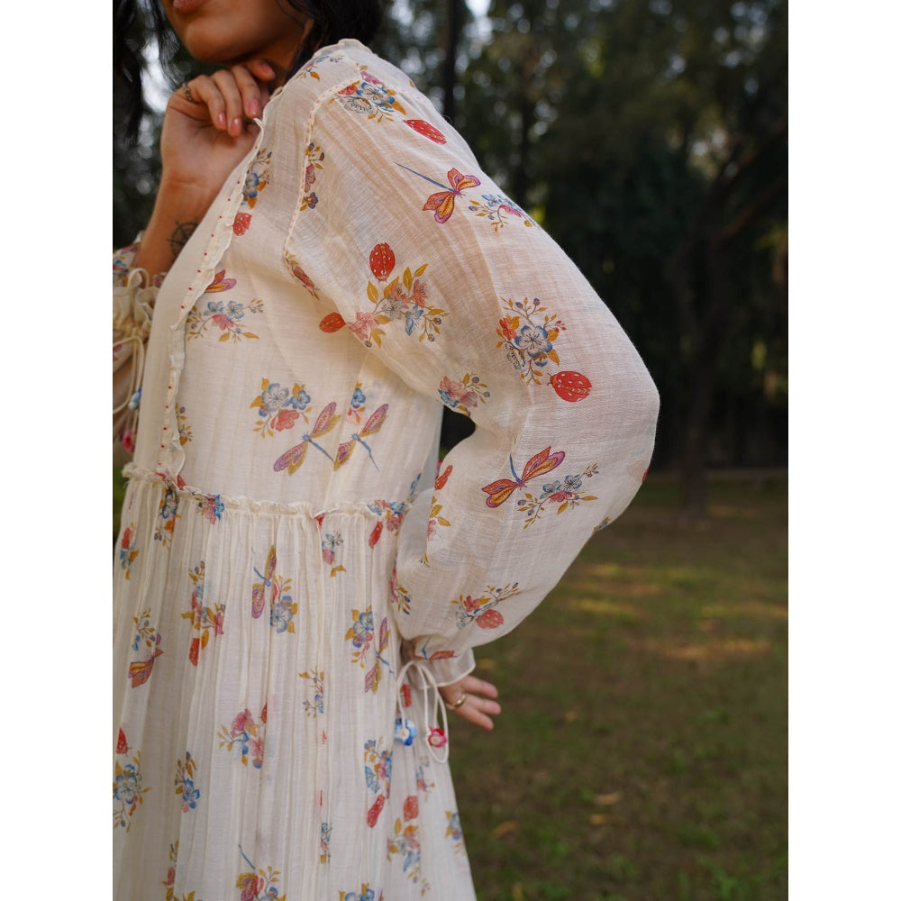 Dhaari by Deepika Handwoven Cotton Silk Maxi Dress