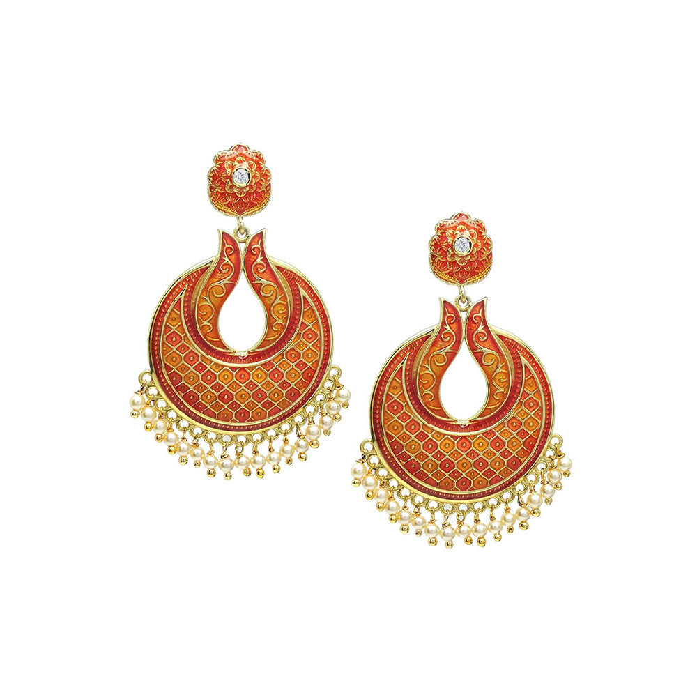 Divino Traditional Rose Chandbalis