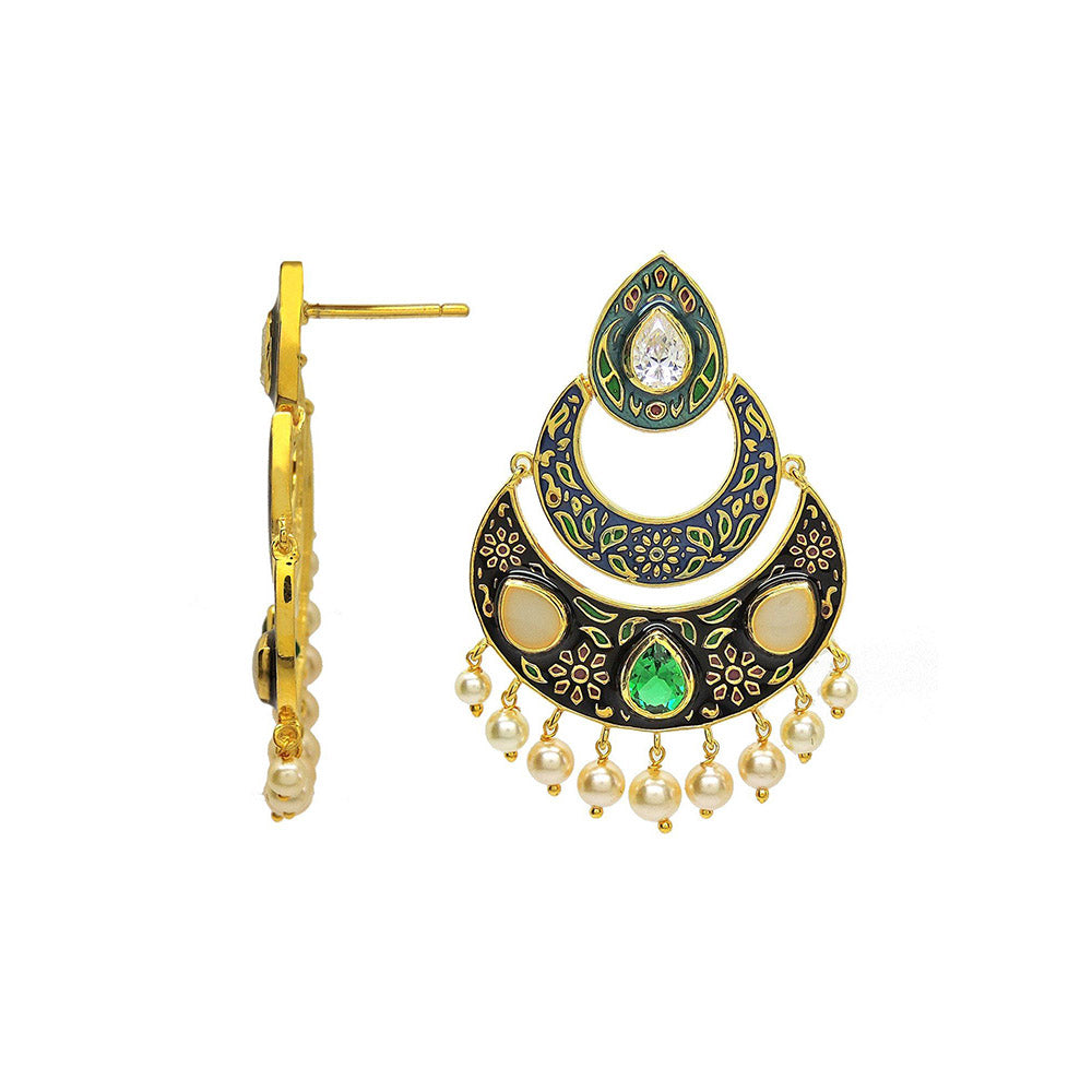 Divino Elegantly Ever After Multi-Color Chandbalis