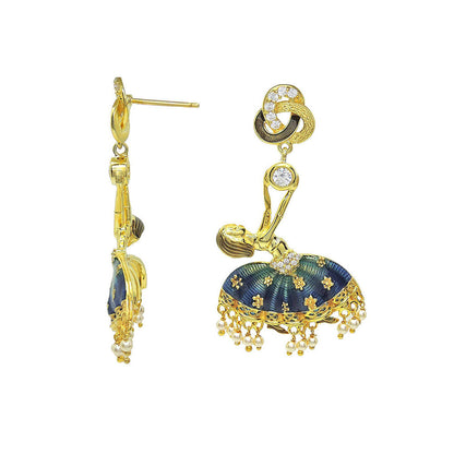 Divino The Multi-Color Classic Ballet Earrings