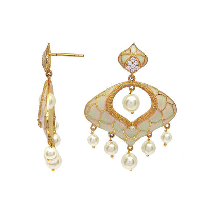 Divino Multi Snowdrop Dangler Earrings