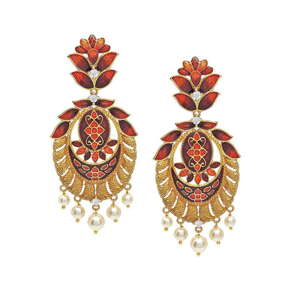 Divino Fire N Flower Multi-Color Danglers