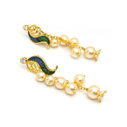 Divino Whimsical Waves Dangler Earrings