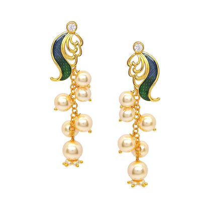 Divino Whimsical Waves Dangler Earrings