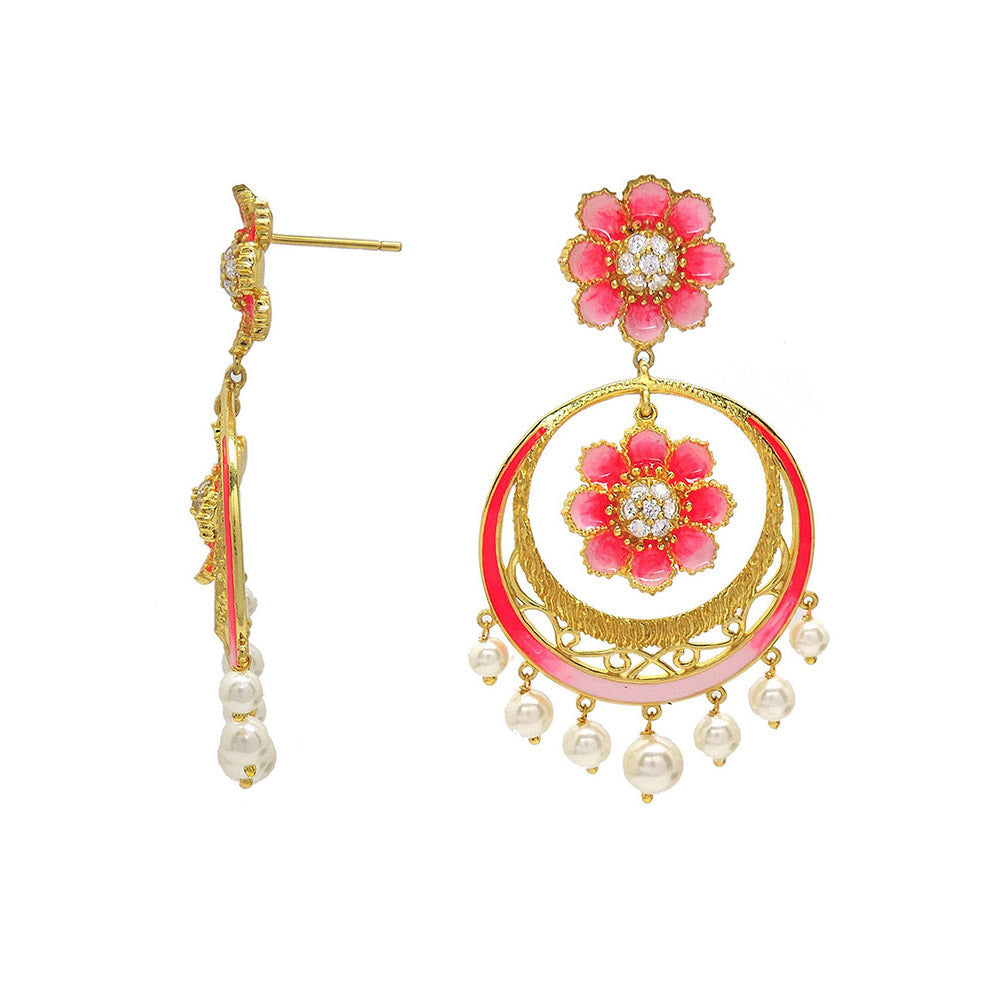 Divino Pink Seduction Danglers