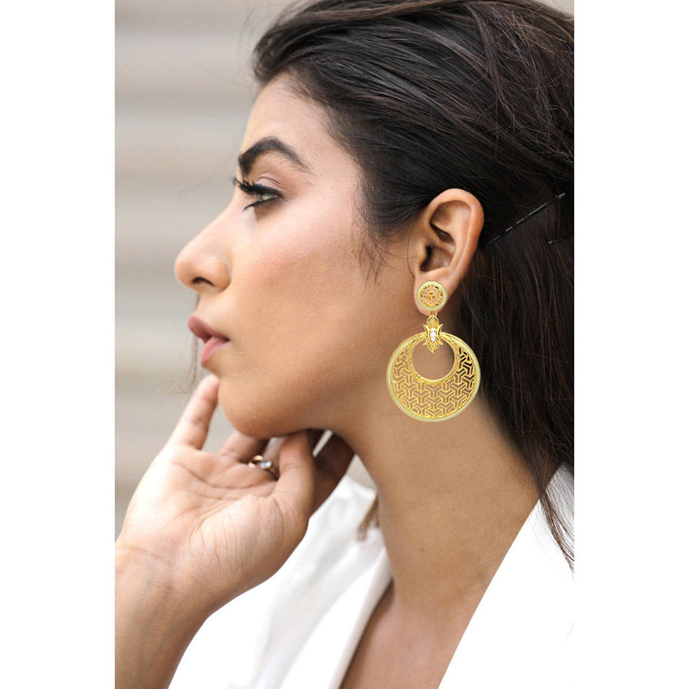 Divino Meadow Silk Green Danglers