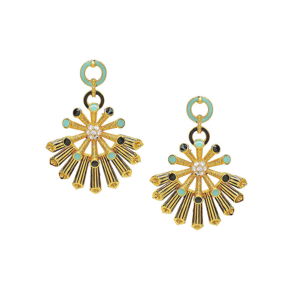 Divino Multi-Color Sassy Bloom Earrings
