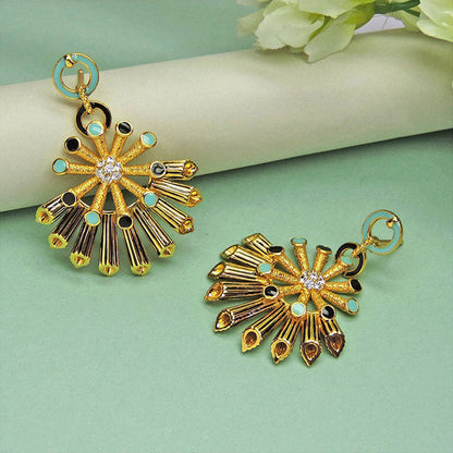 Divino Multi-Color Sassy Bloom Earrings