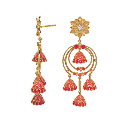 Divino Pink Desire Danglers