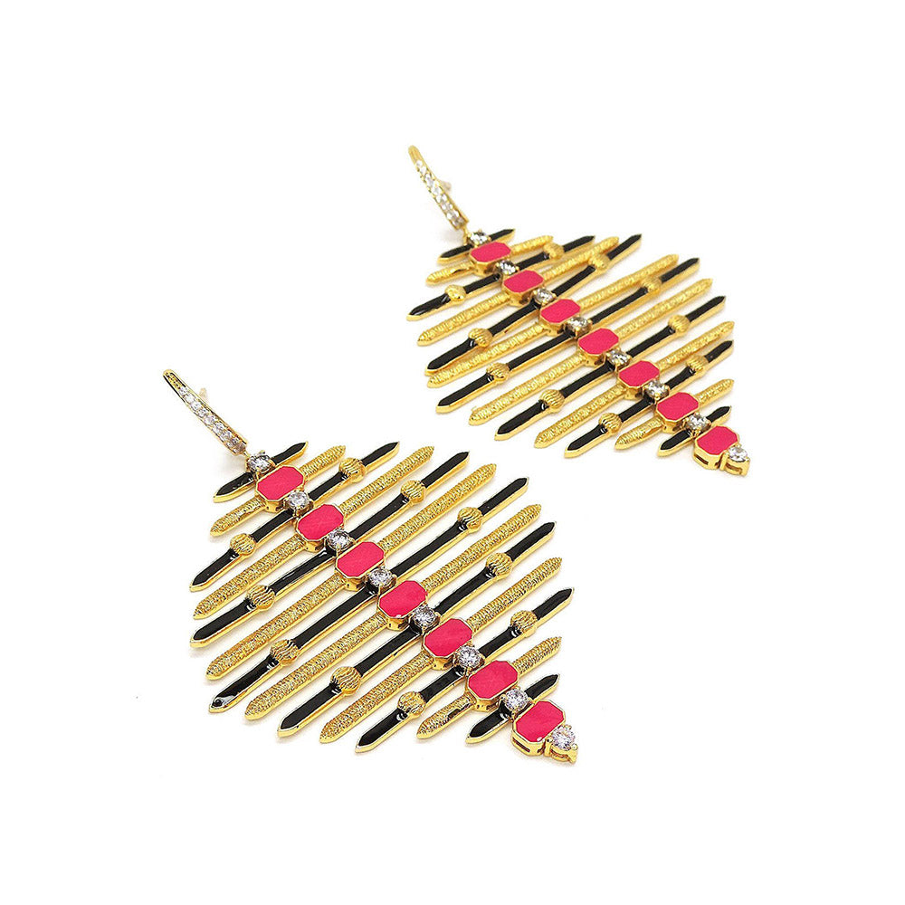 Divino Cool Waves Dangler Earrings