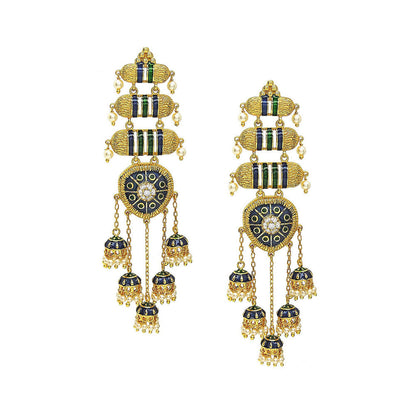 Divino Blue Silky Willy Earrings